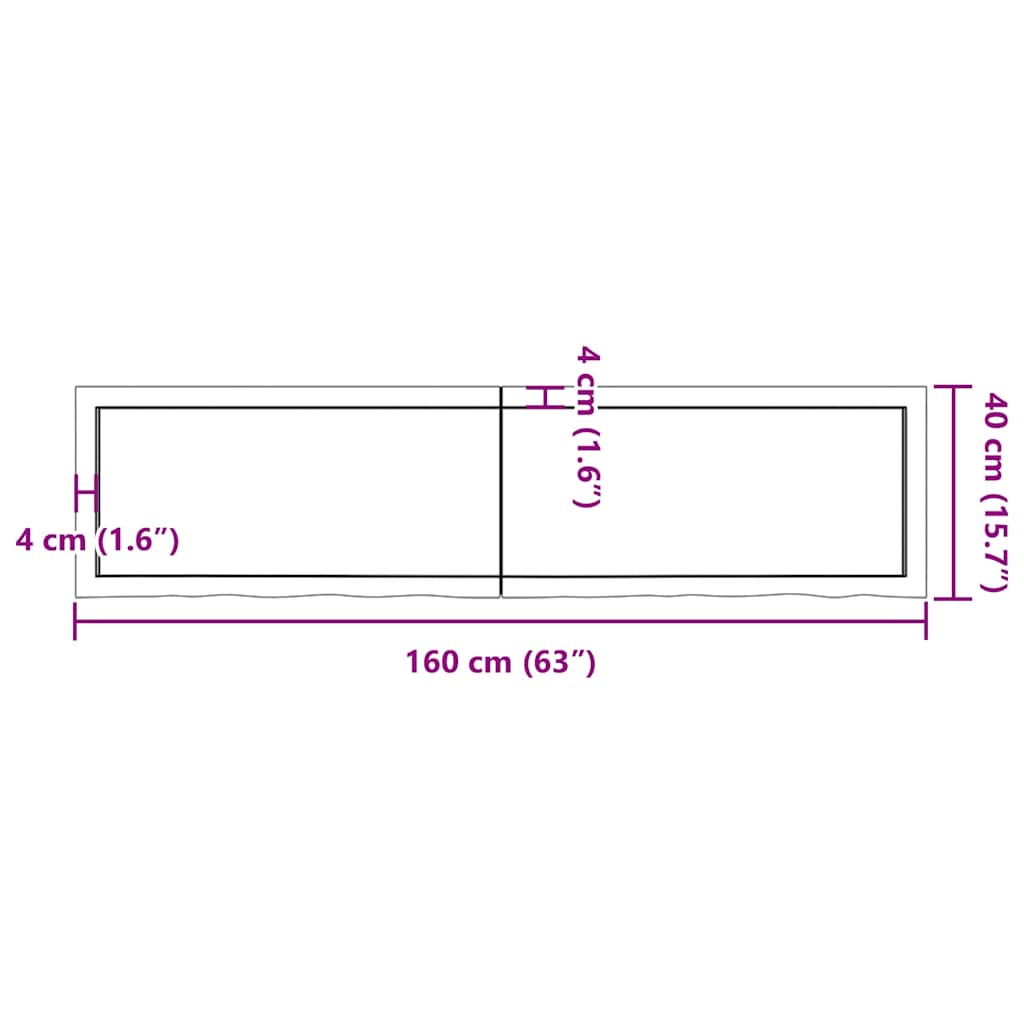 8720845833305_g_en_hd_9 vidaXL Bathroom Countertop Light Brown 160x40x4 cm Treated Solid Wood - Image 11