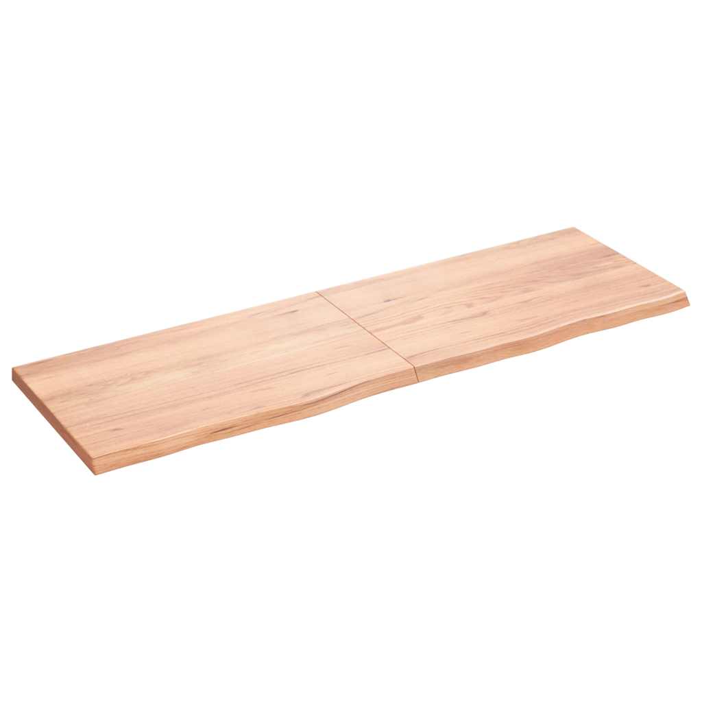 8720845833329_a_en_hd_1 vidaXL Bathroom Countertop Light Brown 160x50x4 cm Treated Solid Wood - Image 2