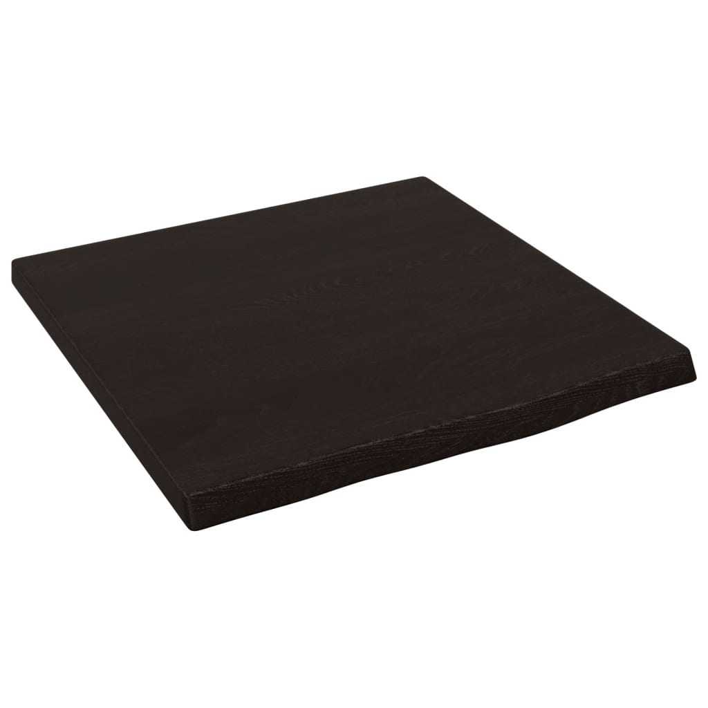 8720845833640_a_en_hd_1 vidaXL Bathroom Countertop Dark Brown 40x40x4 cm Treated Solid Wood - Image 2