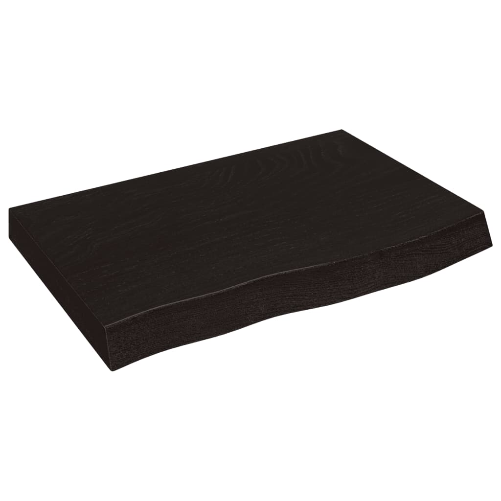 8720845833794_a_en_hd_1 vidaXL Bathroom Countertop Dark Brown 60x50x4 cm Treated Solid Wood - Image 2