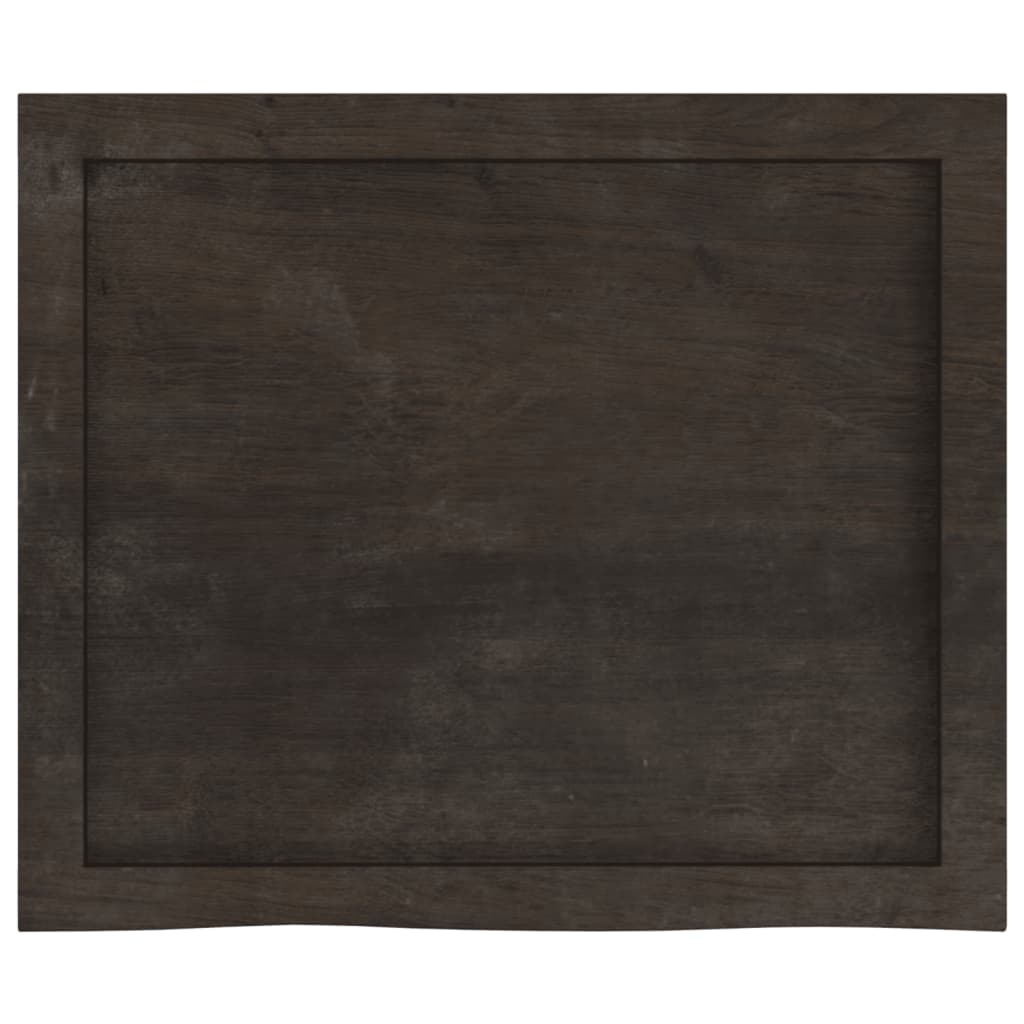 8720845833794_g_en_hd_2 vidaXL Bathroom Countertop Dark Brown 60x50x4 cm Treated Solid Wood - Image 4