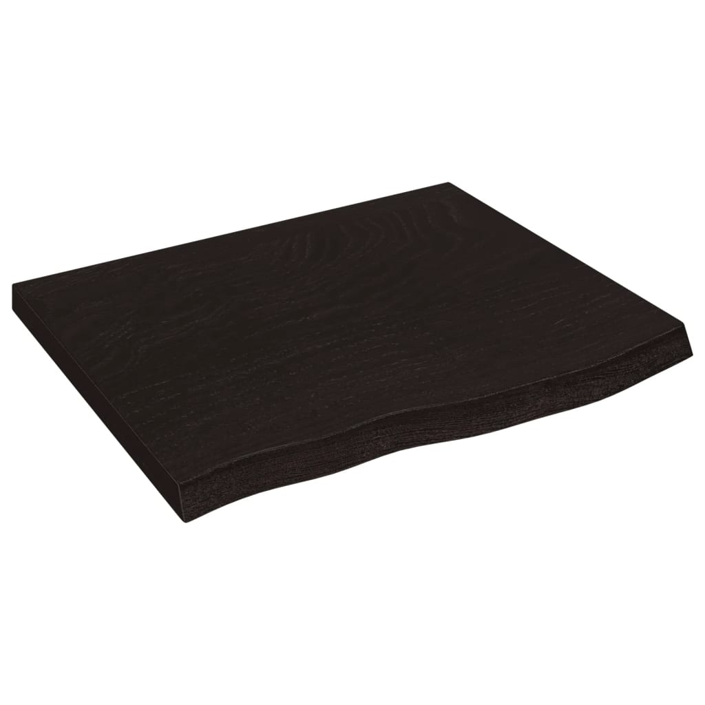 8720845833824_a_en_hd_1 vidaXL Bathroom Countertop Dark Brown 60x60x4 cm Treated Solid Wood - Image 2