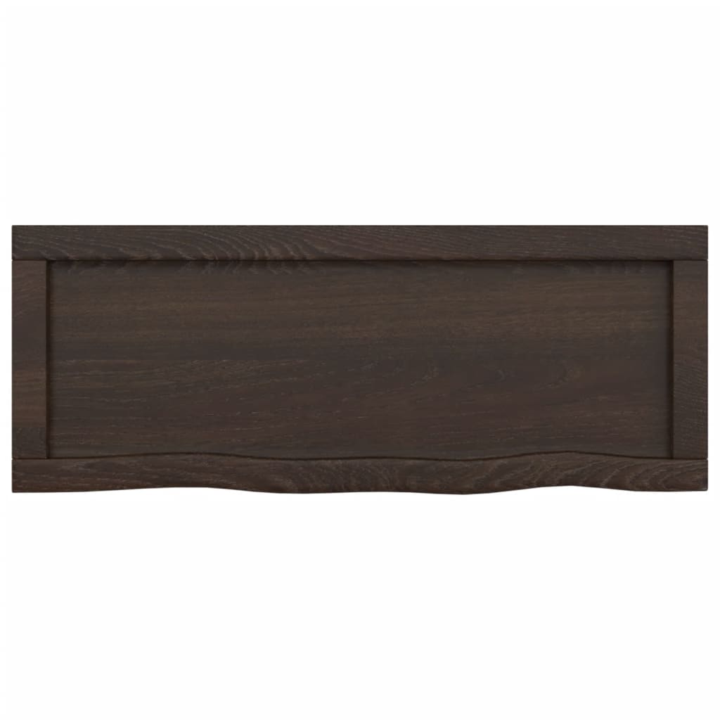 8720845833855_g_en_hd_2 vidaXL Bathroom Countertop Dark Brown 80x30x4 cm Treated Solid Wood - Image 4