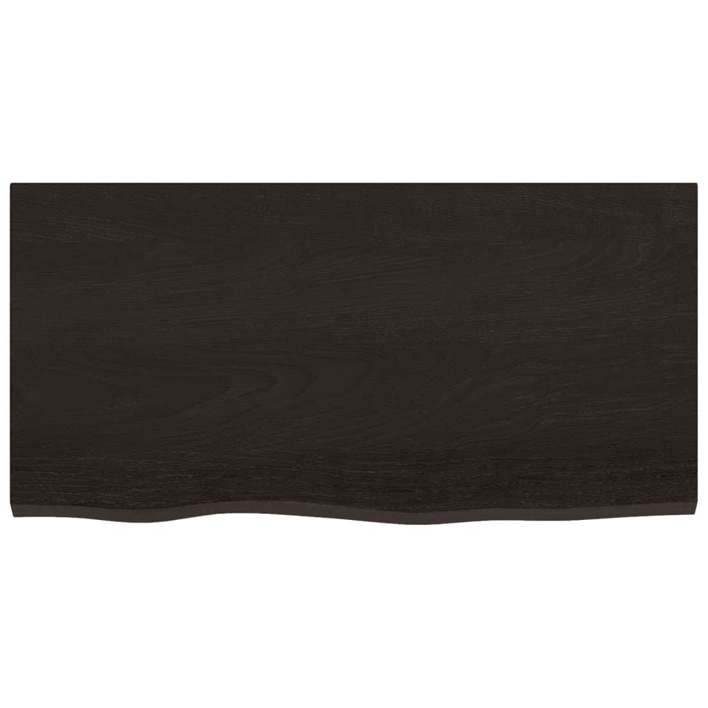 8720845833886_g_en_hd_1 vidaXL Bathroom Countertop Dark Brown 80x40x4 cm Treated Solid Wood - Image 3