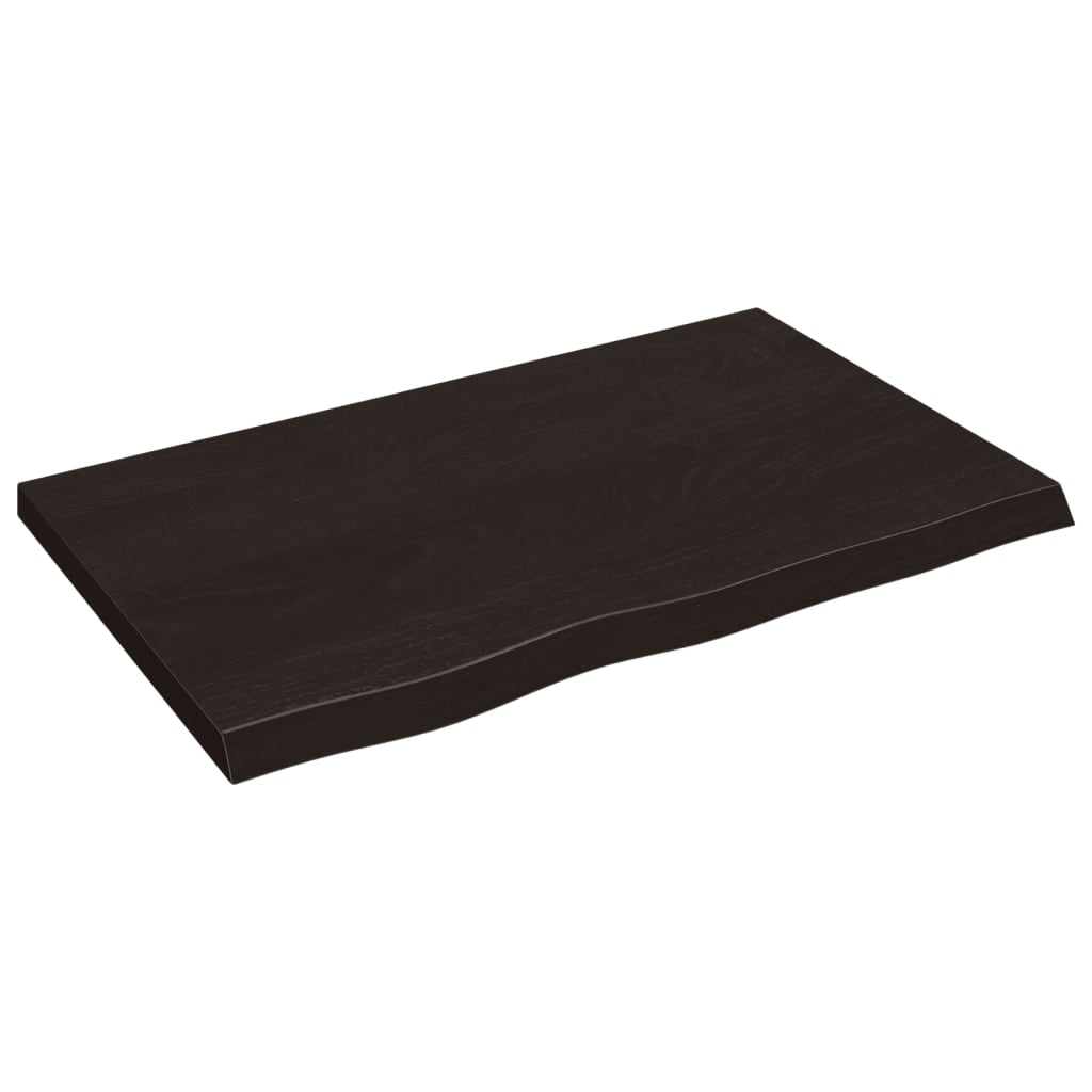 8720845833916_a_en_hd_1 vidaXL Bathroom Countertop Dark Brown 80x50x4 cm Treated Solid Wood - Image 2
