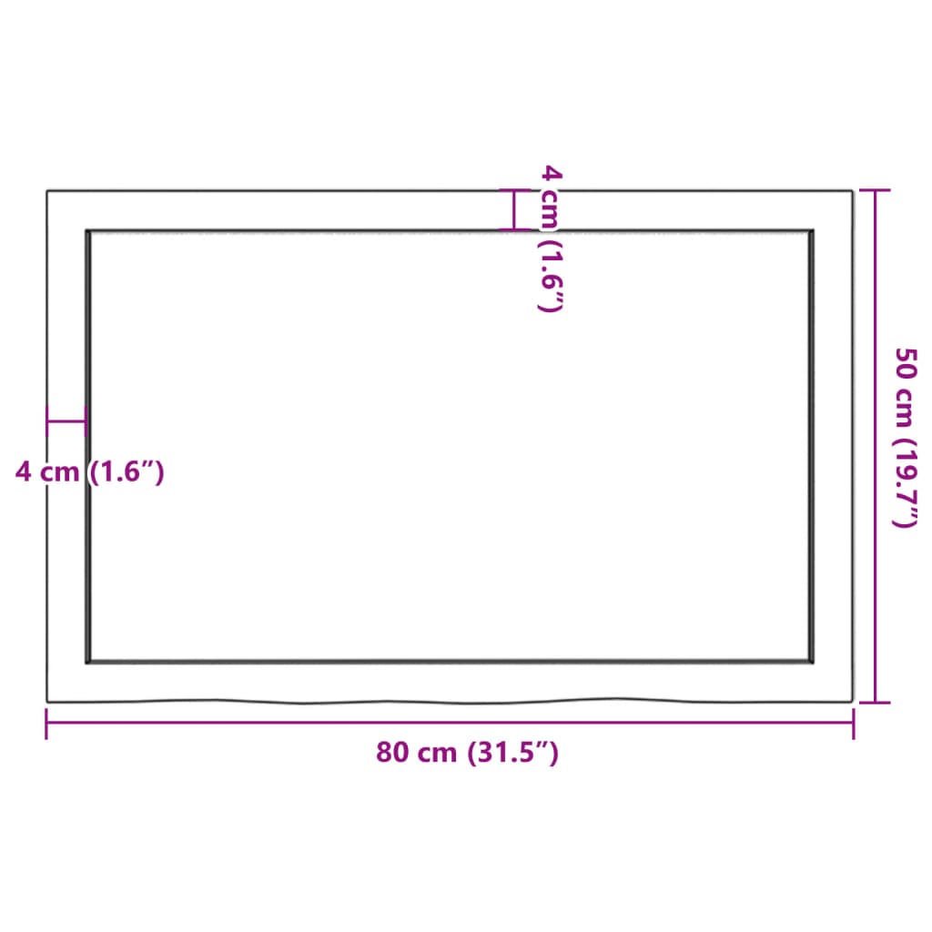 8720845833923_g_en_hd_7 vidaXL Bathroom Countertop Dark Brown 80x50x6 cm Treated Solid Wood - Image 9