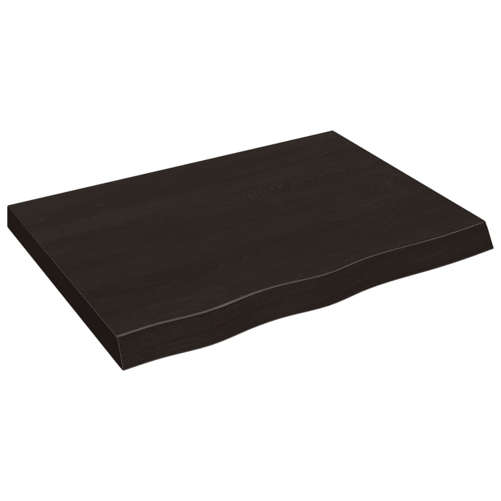 8720845833954_a_en_hd_1 vidaXL Bathroom Countertop Dark Brown 80x60x6 cm Treated Solid Wood - Image 2