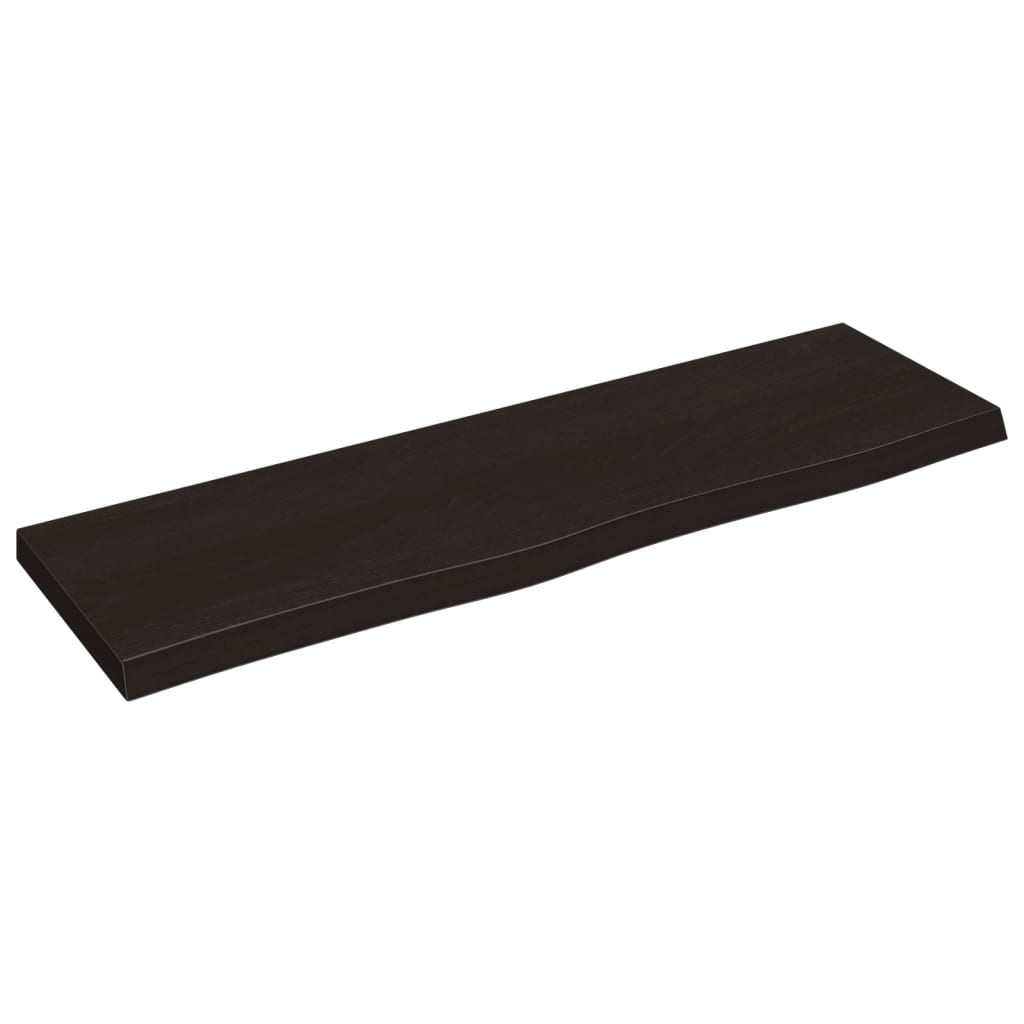 8720845833978_a_en_hd_1 vidaXL Bathroom Countertop Dark Brown 100x30x4 cm Treated Solid Wood - Image 2