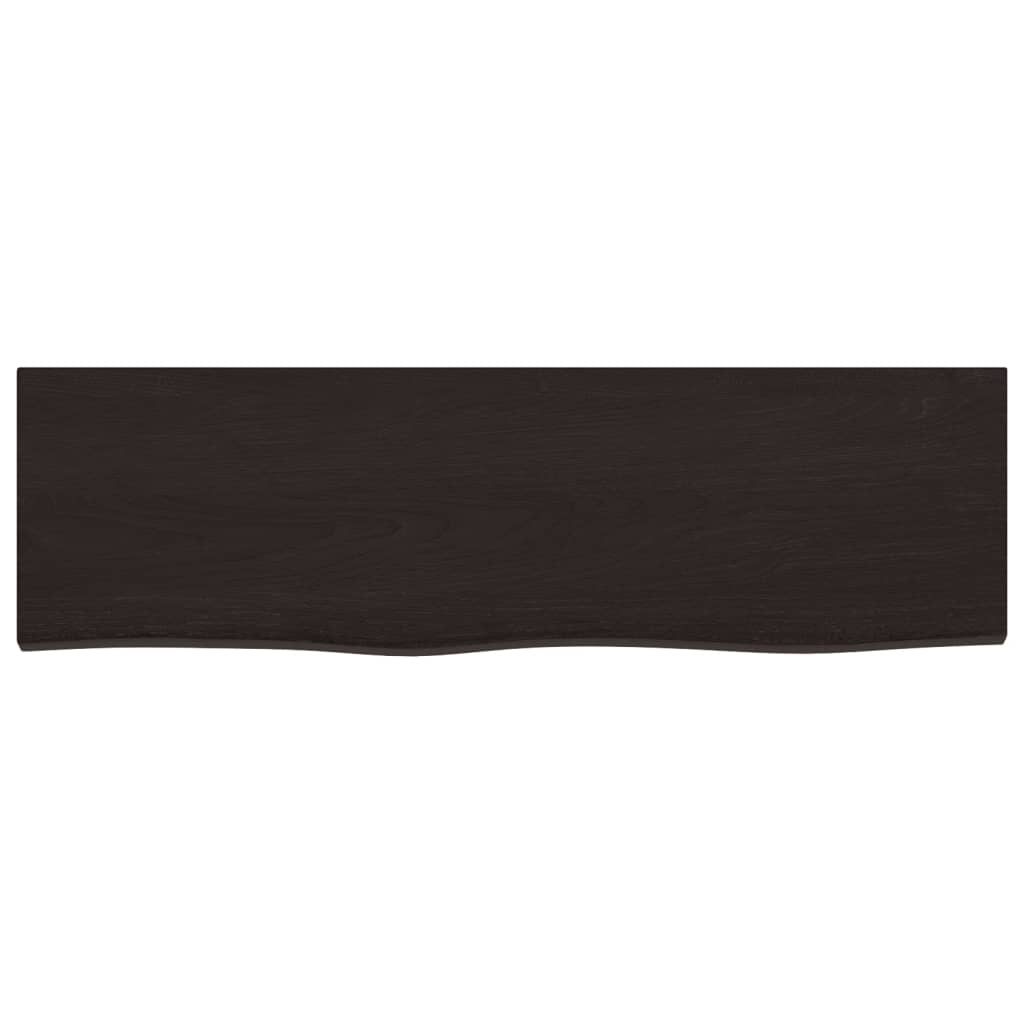 8720845833978_g_en_hd_1 vidaXL Bathroom Countertop Dark Brown 100x30x4 cm Treated Solid Wood - Image 3