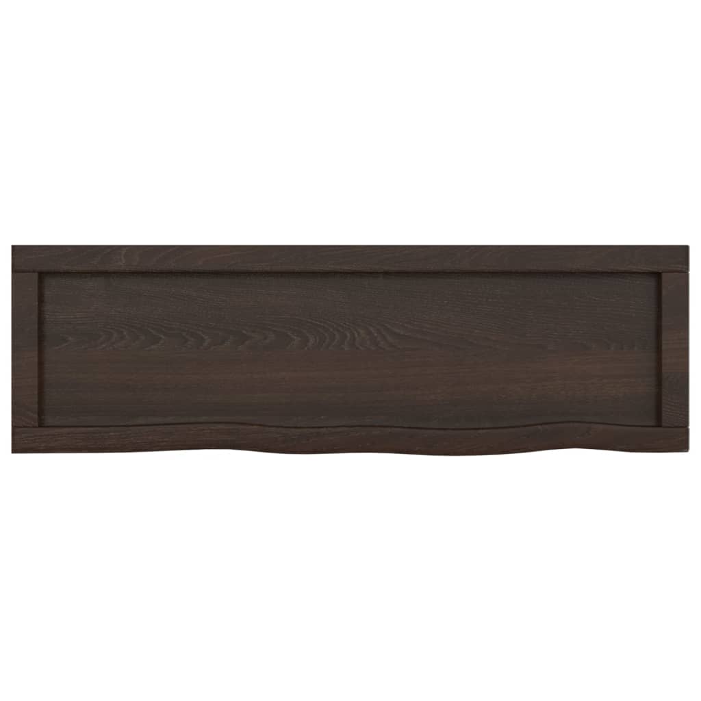 8720845833978_g_en_hd_2 vidaXL Bathroom Countertop Dark Brown 100x30x4 cm Treated Solid Wood - Image 4