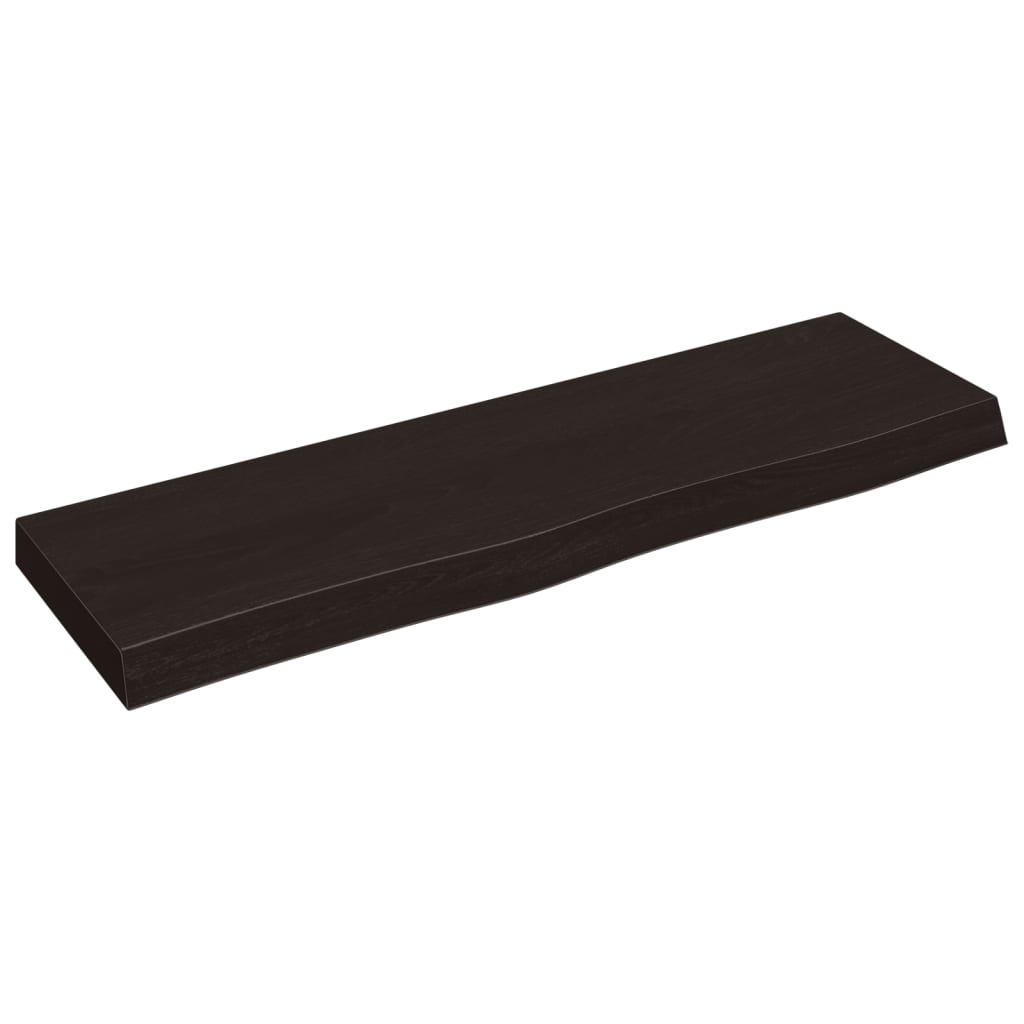 8720845833985_a_en_hd_1 vidaXL Bathroom Countertop Dark Brown 100x30x6 cm Treated Solid Wood - Image 2