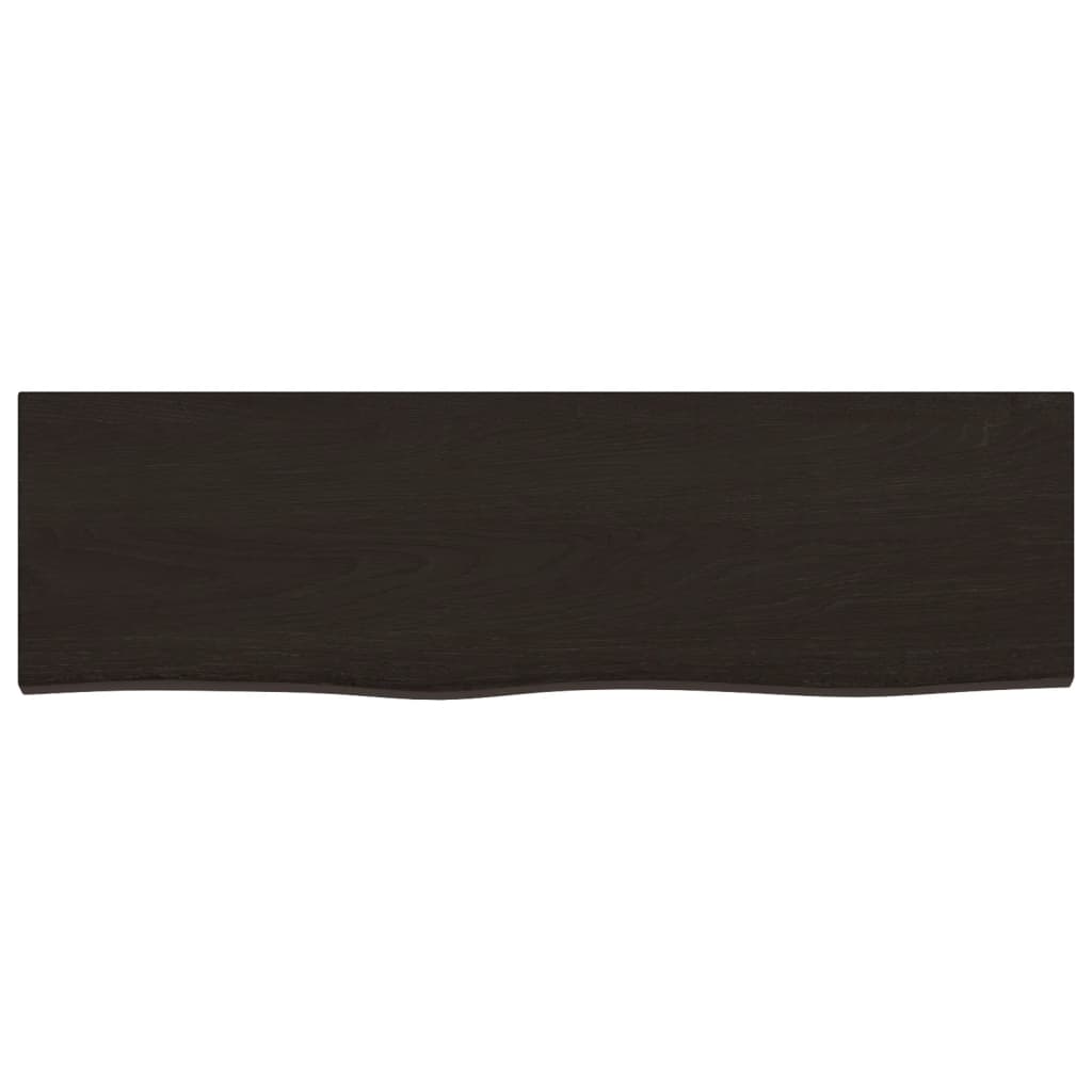 8720845833985_g_en_hd_1 vidaXL Bathroom Countertop Dark Brown 100x30x6 cm Treated Solid Wood - Image 3