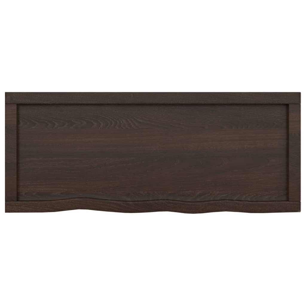 8720845834005_g_en_hd_2 vidaXL Bathroom Countertop Dark Brown 100x40x4 cm Treated Solid Wood - Image 4