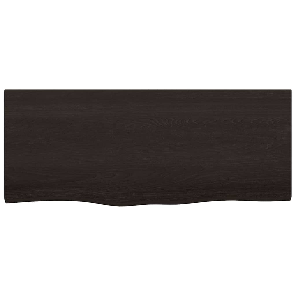 8720845834012_g_en_hd_1 vidaXL Bathroom Countertop Dark Brown 100x40x6 cm Treated Solid Wood - Image 3