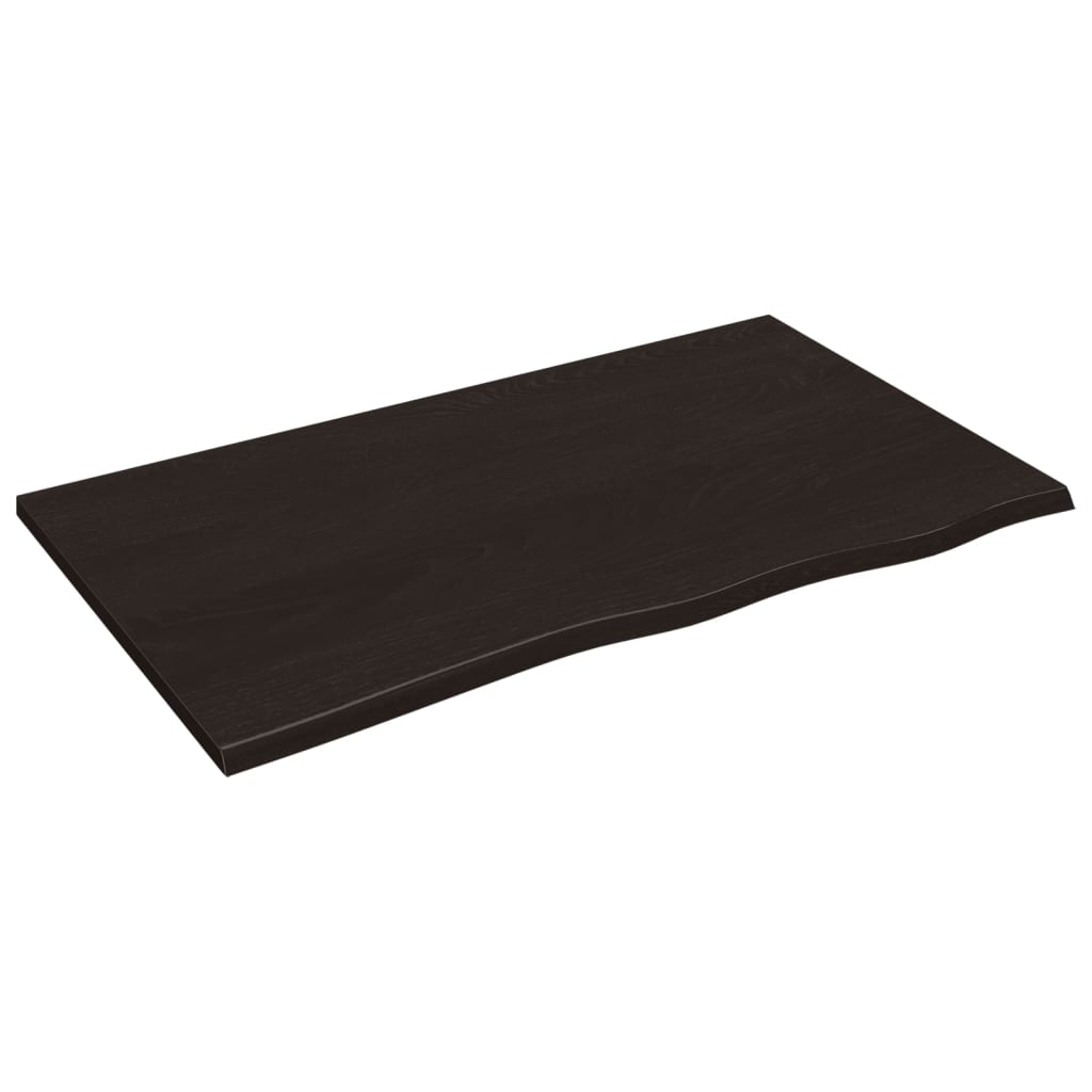 8720845834050_a_en_hd_1 vidaXL Bathroom Countertop Dark Brown 100x60x2 cm Treated Solid Wood - Image 2