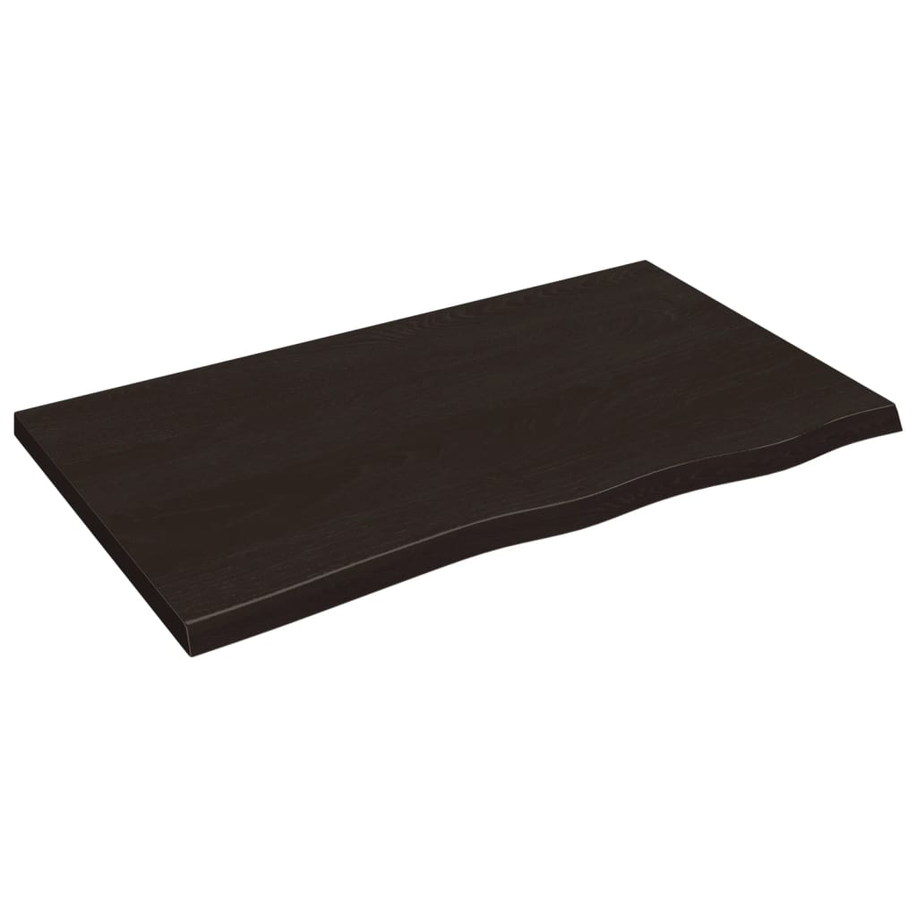 8720845834067_a_en_hd_1 vidaXL Bathroom Countertop Dark Brown 100x60x4 cm Treated Solid Wood - Image 2
