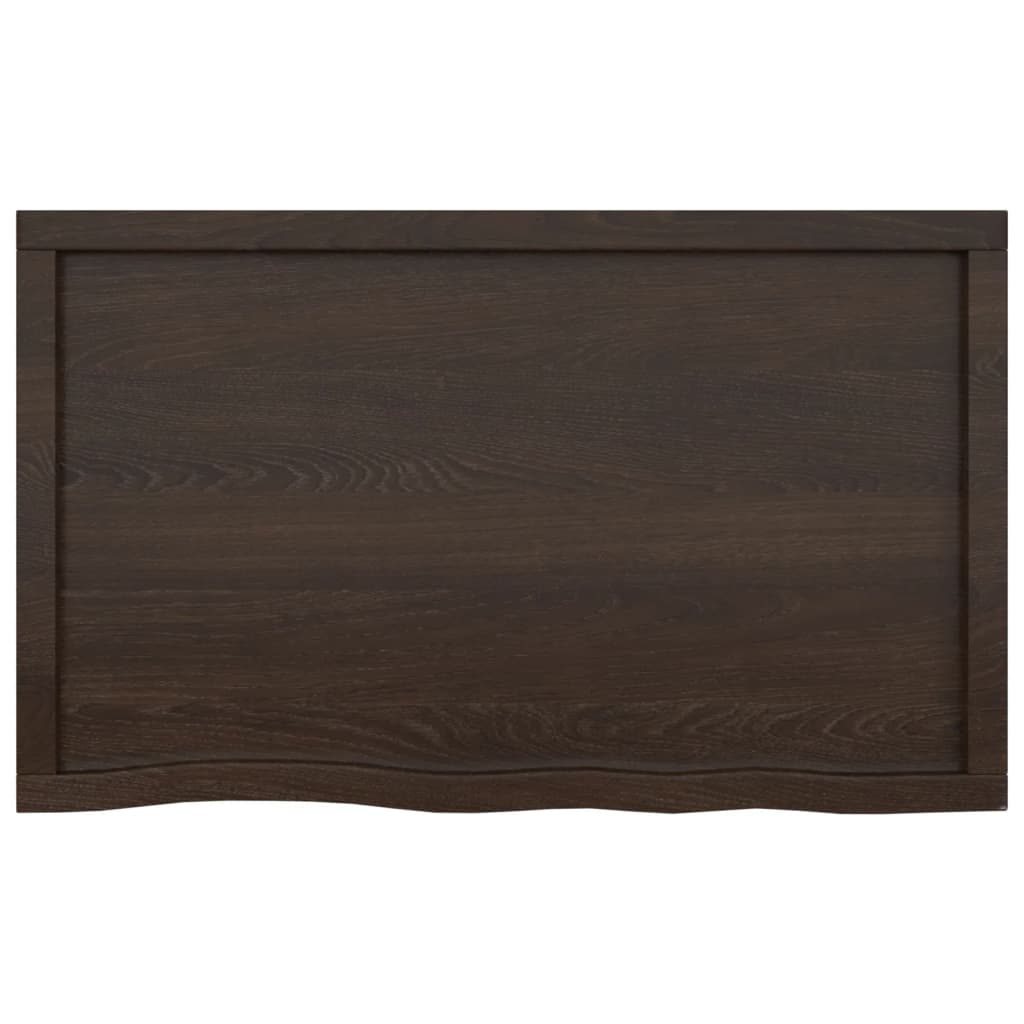 8720845834074_g_en_hd_2 vidaXL Bathroom Countertop Dark Brown 100x60x6 cm Treated Solid Wood - Image 4