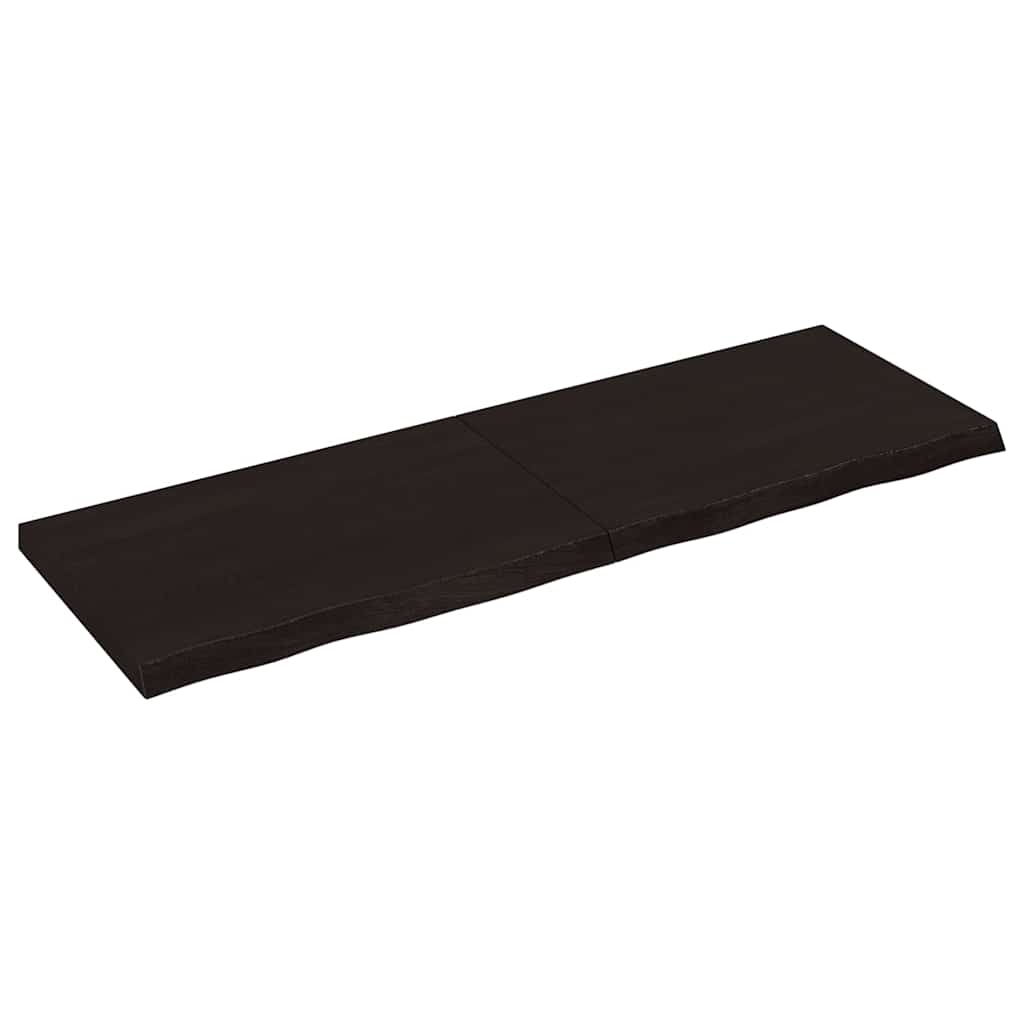 8720845834104_a_en_hd_1 vidaXL Bathroom Countertop Dark Brown 120x40x4 cm Treated Solid Wood - Image 2