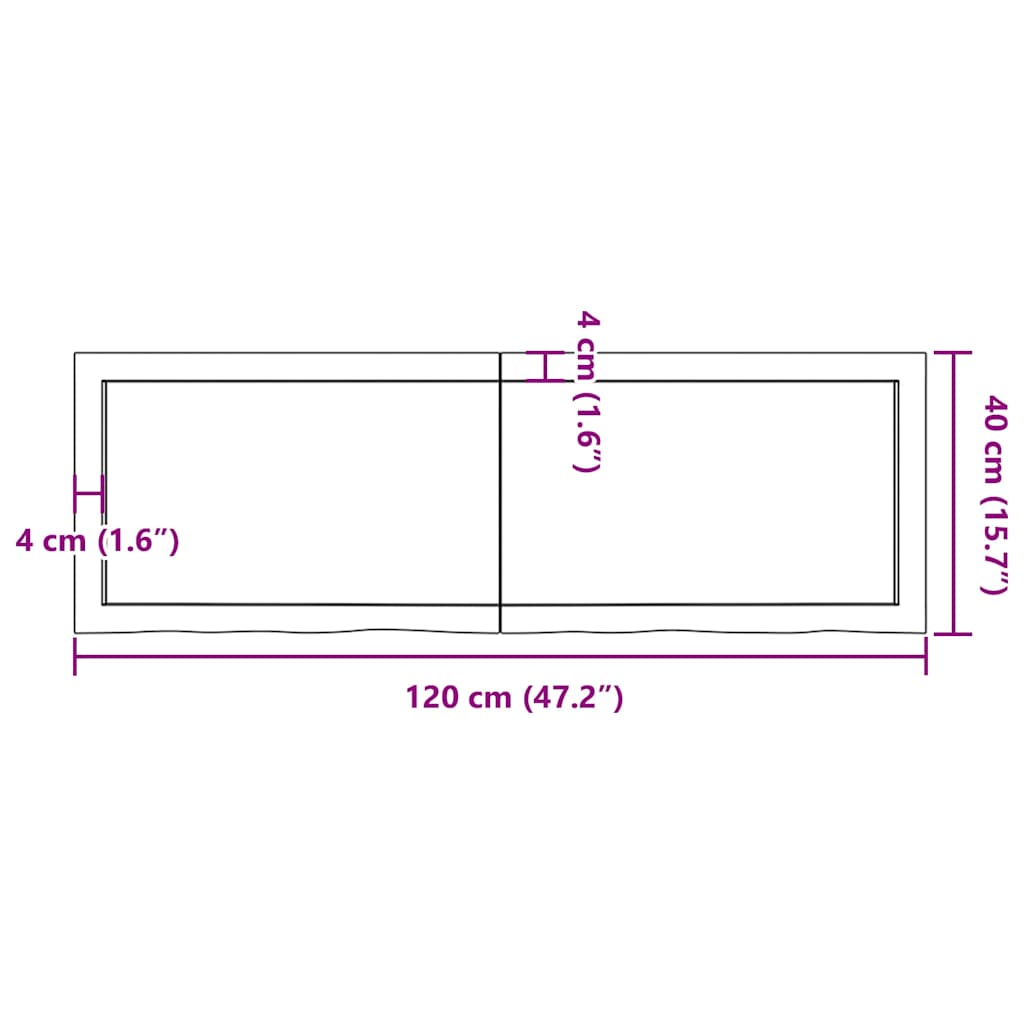 8720845834104_g_en_hd_9 vidaXL Bathroom Countertop Dark Brown 120x40x4 cm Treated Solid Wood - Image 11