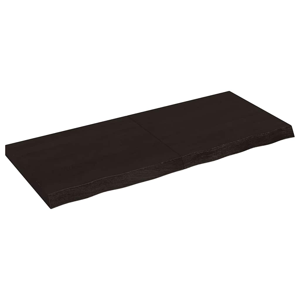 8720845834135_a_en_hd_1 vidaXL Bathroom Countertop Dark Brown 120x50x6 cm Treated Solid Wood - Image 2