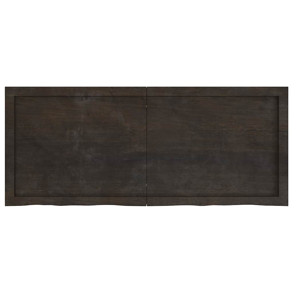 8720845834135_g_en_hd_1 vidaXL Bathroom Countertop Dark Brown 120x50x6 cm Treated Solid Wood - Image 3