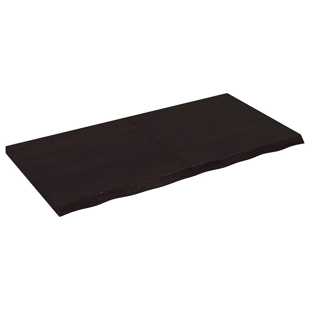 8720845834142_a_en_hd_1 vidaXL Bathroom Countertop Dark Brown 120x60x4 cm Treated Solid Wood - Image 2