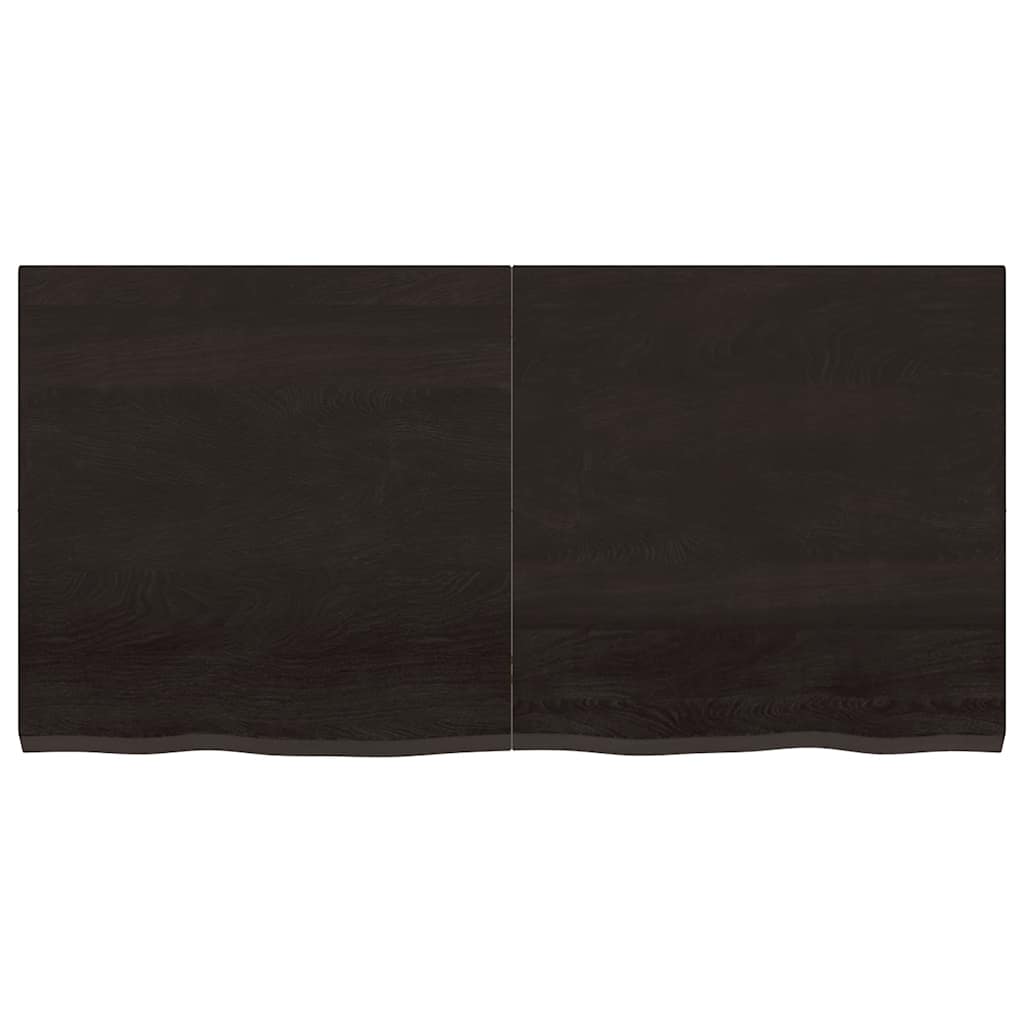 8720845834142_g_en_hd_2 vidaXL Bathroom Countertop Dark Brown 120x60x4 cm Treated Solid Wood - Image 4