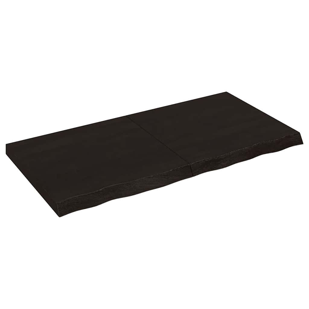 8720845834159_a_en_hd_1 vidaXL Bathroom Countertop Dark Brown 120x60x6 cm Treated Solid Wood - Image 2