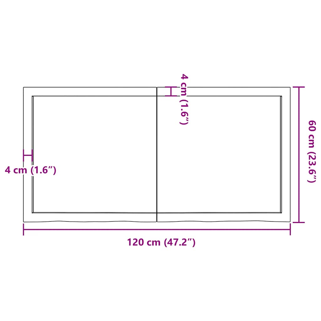 8720845834159_g_en_hd_9 vidaXL Bathroom Countertop Dark Brown 120x60x6 cm Treated Solid Wood - Image 11