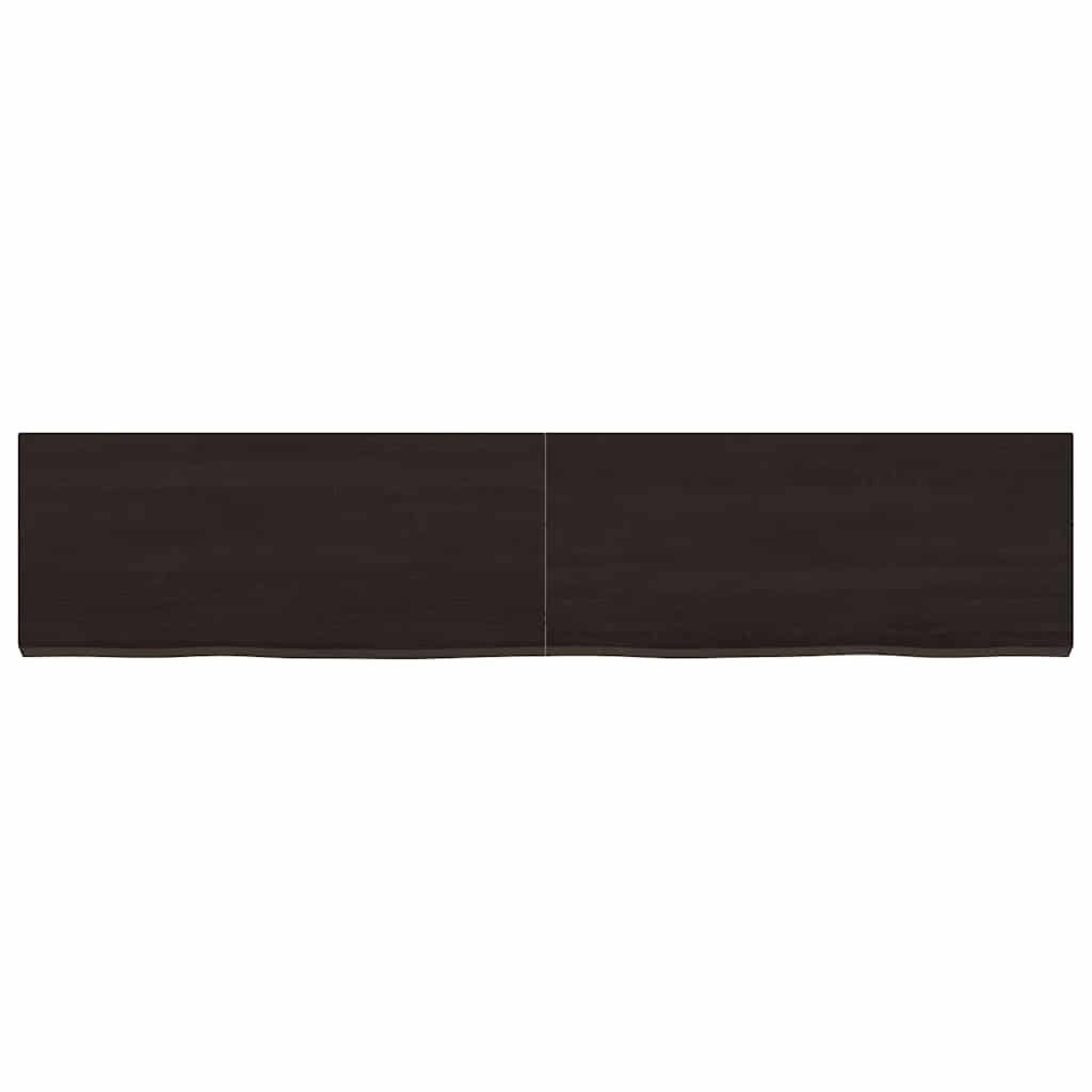 8720845834166_g_en_hd_1 vidaXL Bathroom Countertop Dark Brown 140x30x4 cm Treated Solid Wood - Image 3