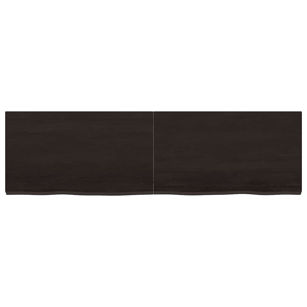 8720845834180_g_en_hd_1 vidaXL Bathroom Countertop Dark Brown 140x40x4 cm Treated Solid Wood - Image 3