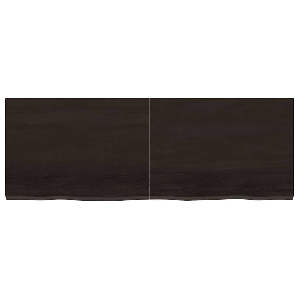 8720845834203_g_en_hd_2 vidaXL Bathroom Countertop Dark Brown 140x50x4 cm Treated Solid Wood - Image 4