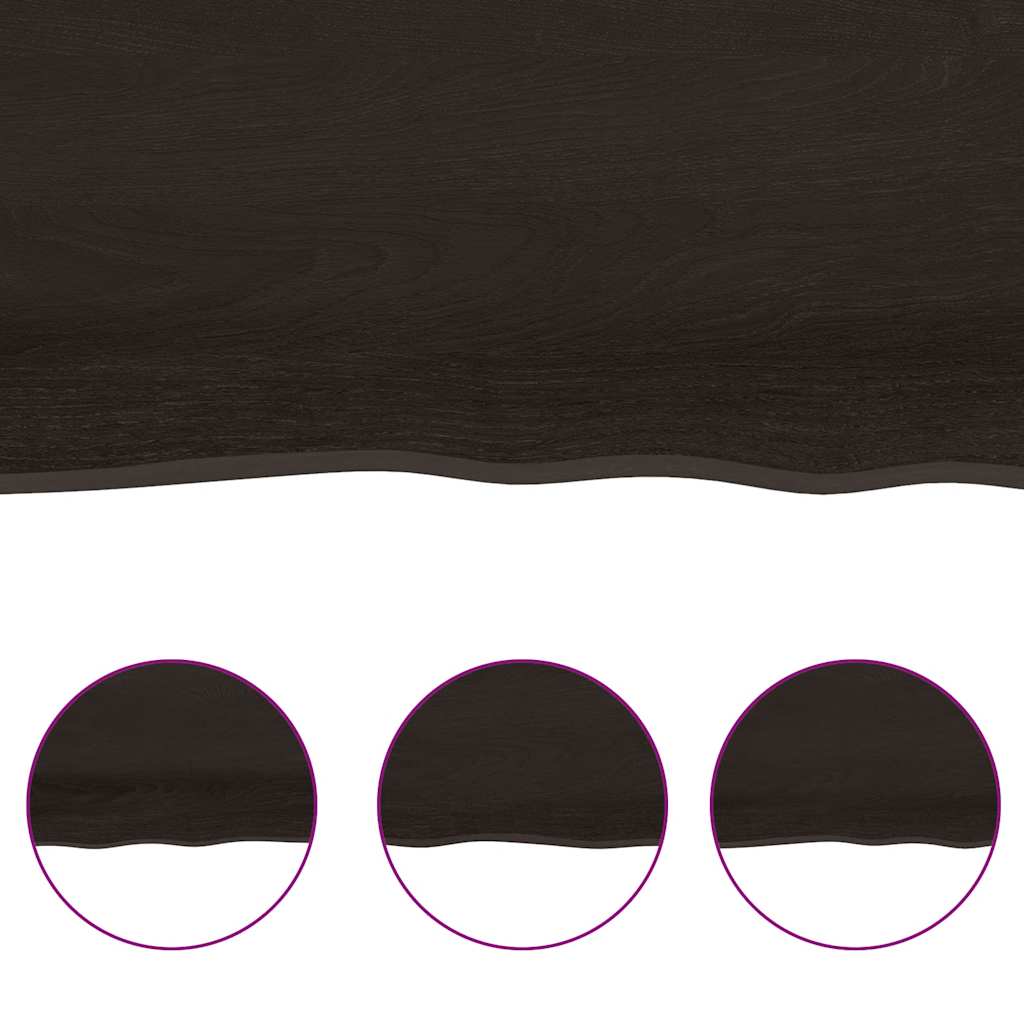 8720845834227_g_en_hd_4 vidaXL Bathroom Countertop Dark Brown 140x60x4 cm Treated Solid Wood - Image 6