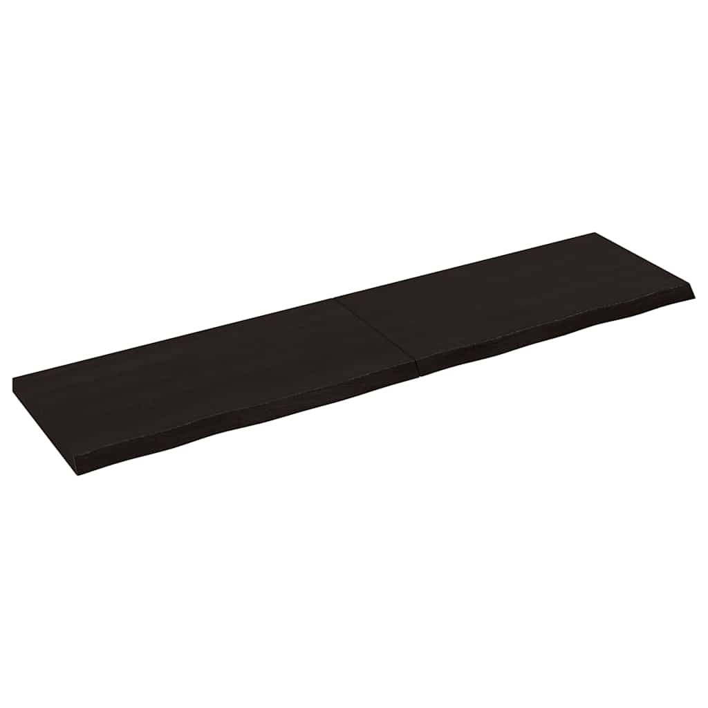 8720845834265_a_en_hd_1 vidaXL Bathroom Countertop Dark Brown 160x40x4 cm Treated Solid Wood - Image 2