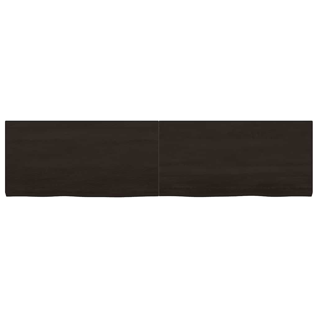 8720845834265_g_en_hd_1 vidaXL Bathroom Countertop Dark Brown 160x40x4 cm Treated Solid Wood - Image 3
