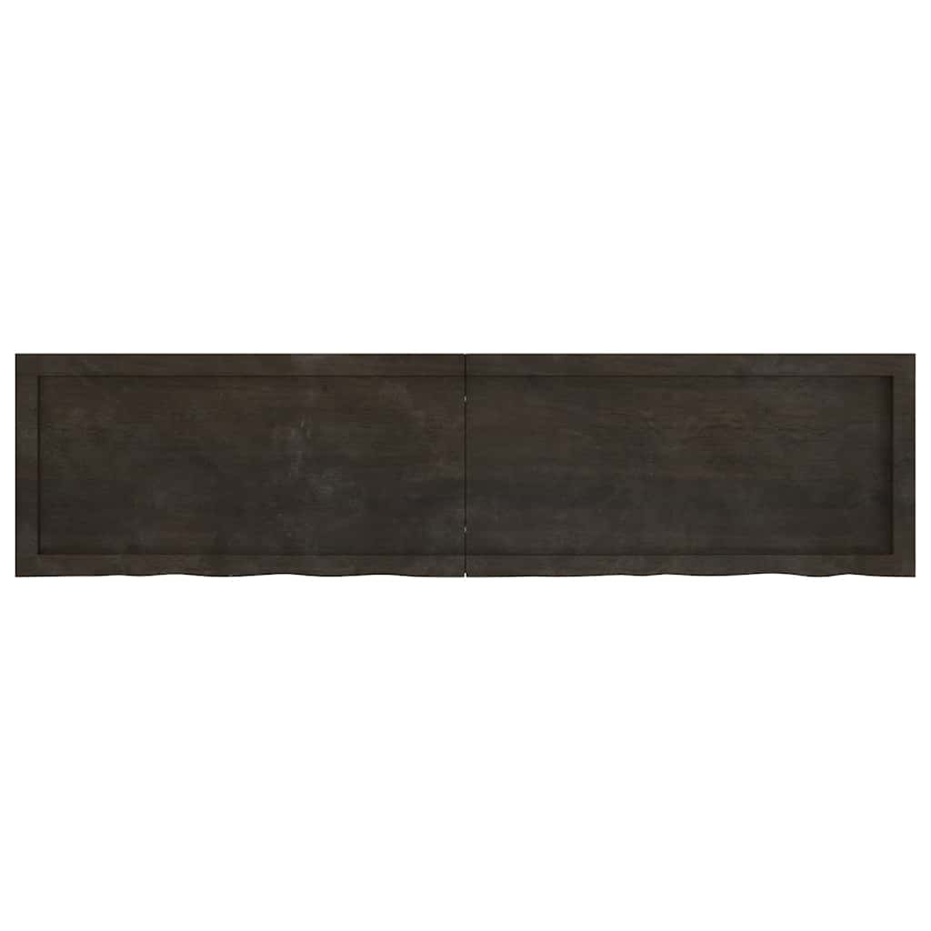 8720845834265_g_en_hd_2 vidaXL Bathroom Countertop Dark Brown 160x40x4 cm Treated Solid Wood - Image 4