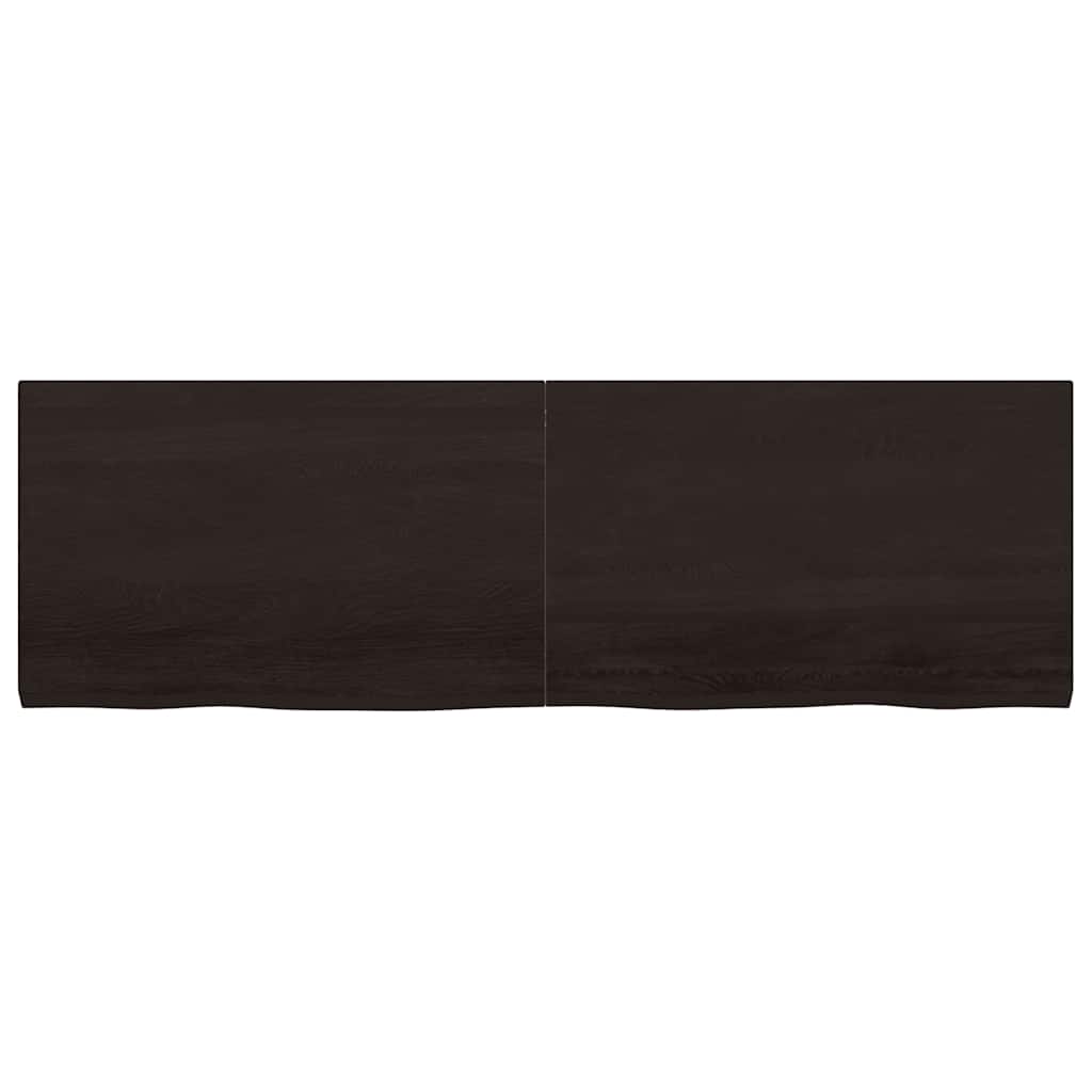 8720845834289_g_en_hd_1 vidaXL Bathroom Countertop Dark Brown 160x50x4 cm Treated Solid Wood - Image 3