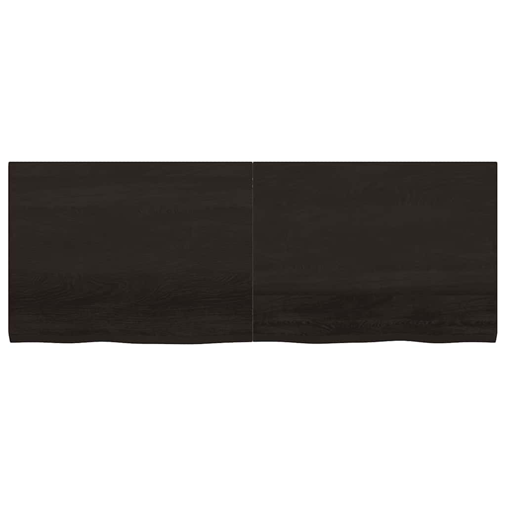 8720845834302_g_en_hd_1 vidaXL Bathroom Countertop Dark Brown 160x60x4 cm Treated Solid Wood - Image 3