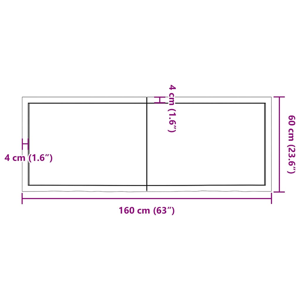 8720845834302_g_en_hd_9 vidaXL Bathroom Countertop Dark Brown 160x60x4 cm Treated Solid Wood - Image 11