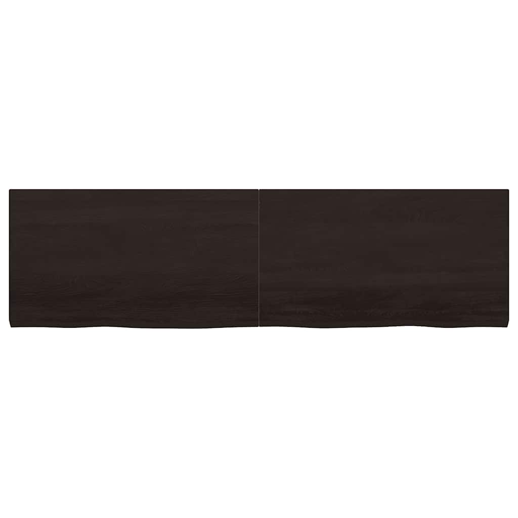 8720845834364_g_en_hd_2 vidaXL Bathroom Countertop Dark Brown 180x50x4 cm Treated Solid Wood - Image 4