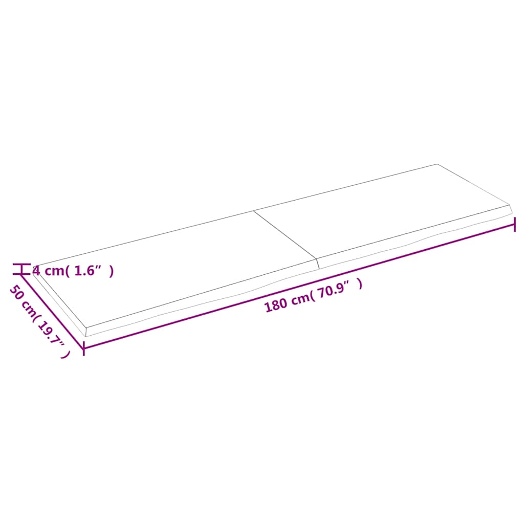8720845834364_g_en_hd_8 vidaXL Bathroom Countertop Dark Brown 180x50x4 cm Treated Solid Wood - Image 10
