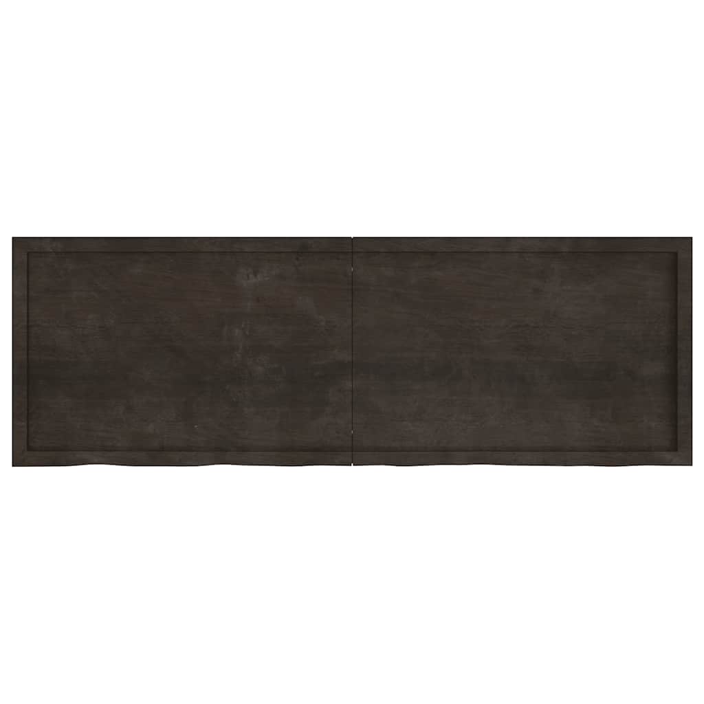 8720845834388_g_en_hd_1 vidaXL Bathroom Countertop Dark Brown 180x60x4 cm Treated Solid Wood - Image 3
