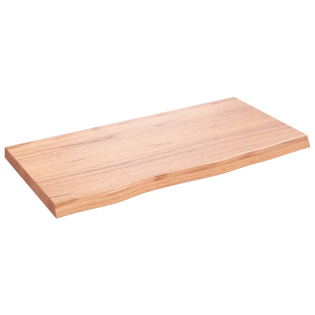 8720845835293_a_en_hd_1 vidaXL Table Top Light Brown 80x40x4 cm Treated Solid Wood Oak - Image 2