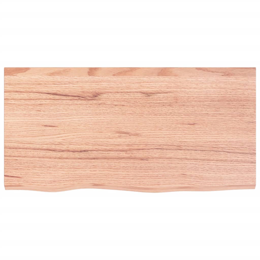 8720845835293_g_en_hd_1 vidaXL Table Top Light Brown 80x40x4 cm Treated Solid Wood Oak - Image 3