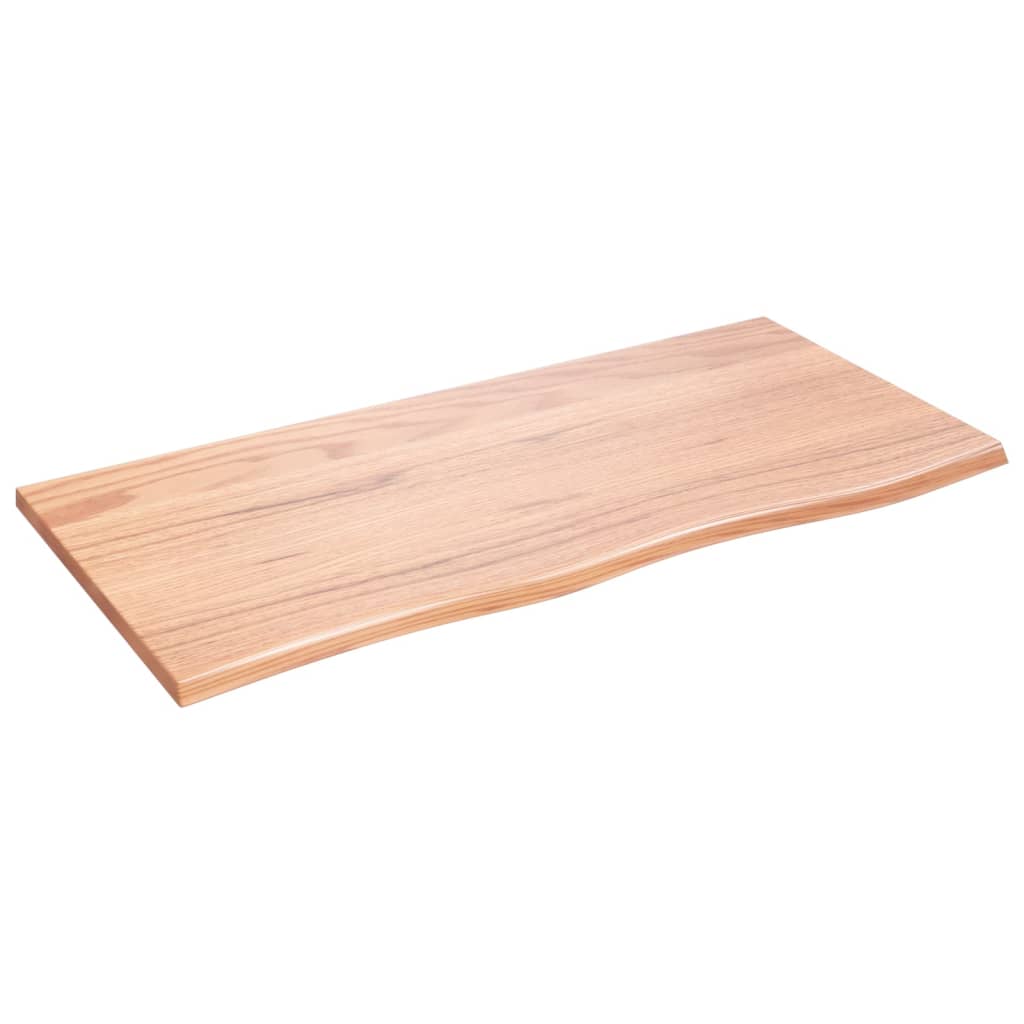 8720845835408_a_en_hd_1 vidaXL Table Top Light Brown 100x50x2 cm Treated Solid Wood Oak - Image 2