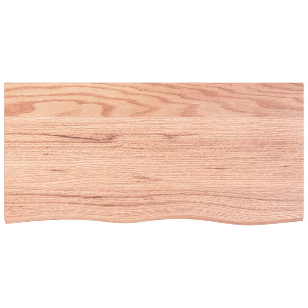 8720845835415_g_en_hd_1 vidaXL Table Top Light Brown 100x50x4 cm Treated Solid Wood Oak - Image 3