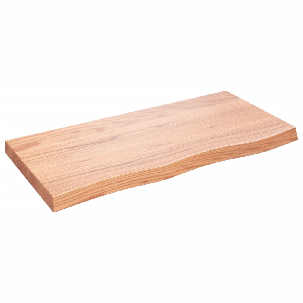 8720845835422_a_en_hd_1 vidaXL Table Top Light Brown 100x50x6 cm Treated Solid Wood Oak - Image 2