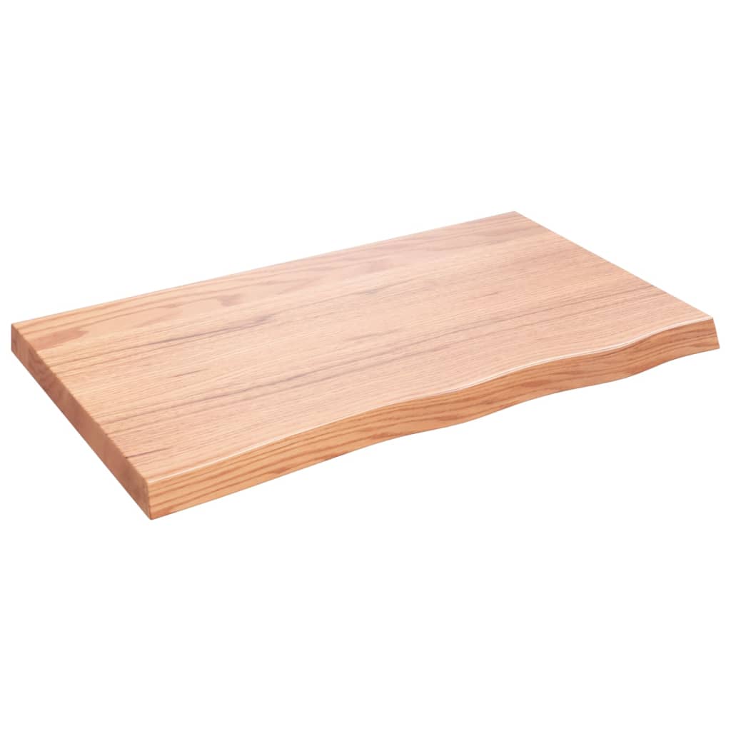 8720845835453_a_en_hd_1 vidaXL Table Top Light Brown 100x60x6 cm Treated Solid Wood Oak - Image 2