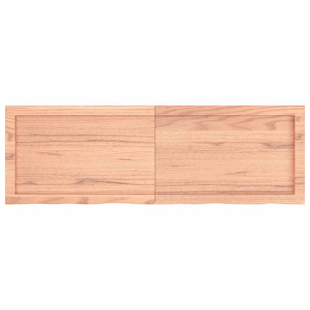 8720845835460_g_en_hd_2 vidaXL Table Top Light Brown 120x40x4 cm Treated Solid Wood Oak - Image 3