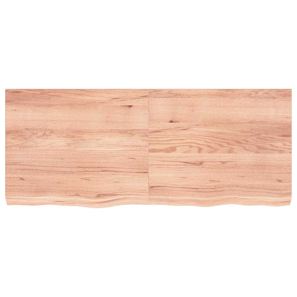 8720845835491_g_en_hd_1 vidaXL Table Top Light Brown 120x50x6 cm Treated Solid Wood Oak - Image 2
